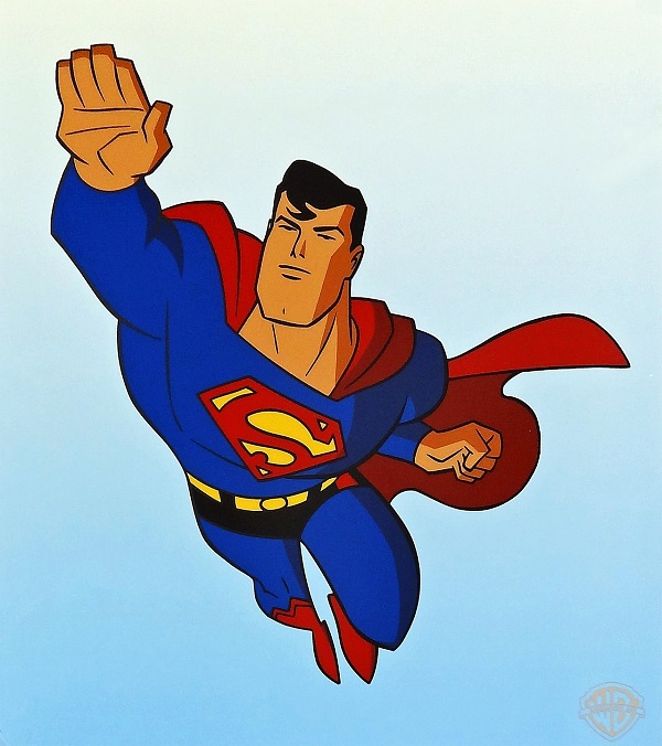 Superman "Flying" Sericel 32 x 27 cm
