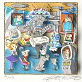 Charles Fazzino "A Jetson's House Call (WB Doctor Series)" 3D-Siebdruck 35 x 35 cm