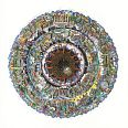 Charles Fazzino "One world...the circle of life" 3D-Siebdruck 104 x 104 cm