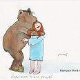 Janosch "ein Bär zum Verlieben" Unikat 40 x 50 cm