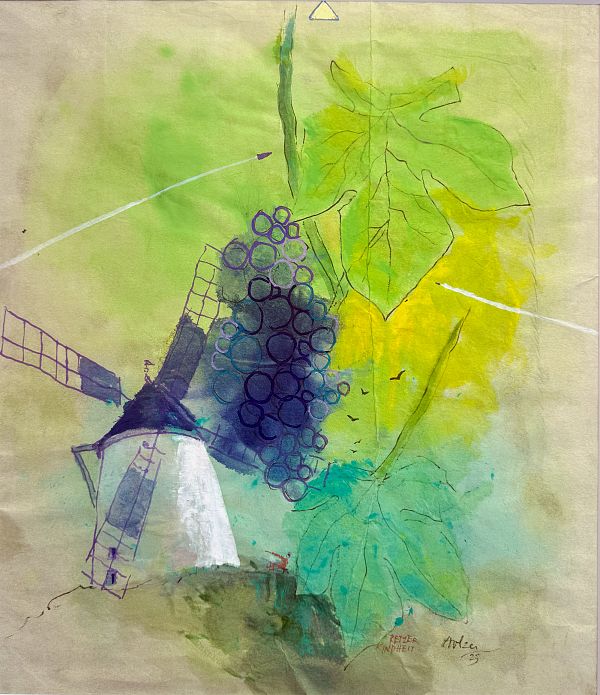 Adi Holzer - Retz - 44x38cm - Gouache