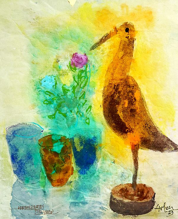 Adi Holzer - Stillleben - 44x38cm - Gouache