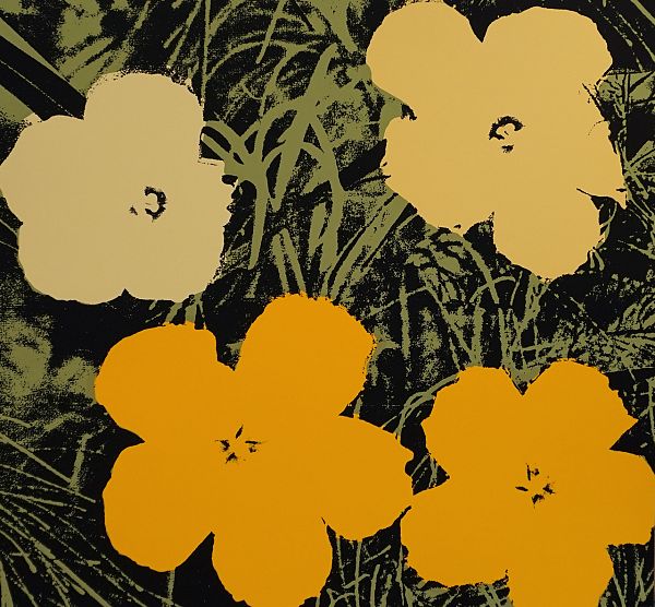 Andy Warhol by Sunday B. Morning, Flowers, Siebdruck 94 x 94 cm