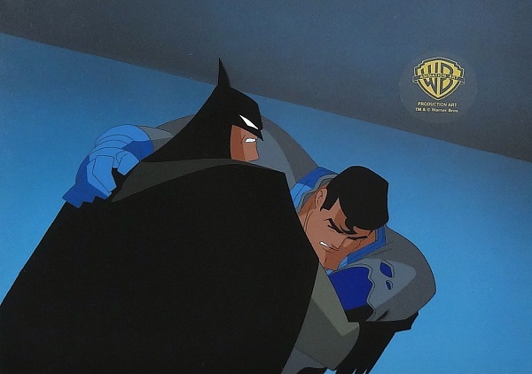 Batman "Worlds Finest Part Three - Batman and Superman" Original Production Cel 27 x 30 cm