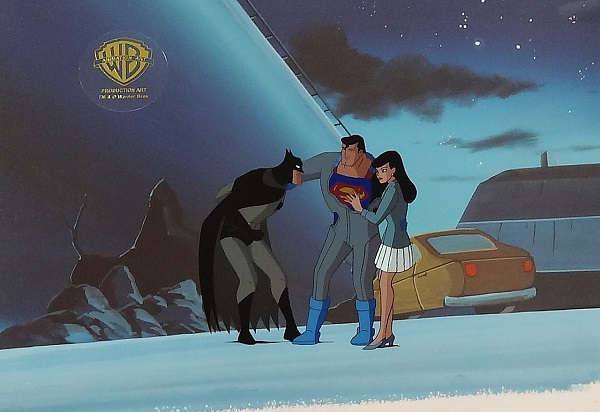 Batman "Worlds Finest Part Three" Original Production Cel 27 x 30 cm