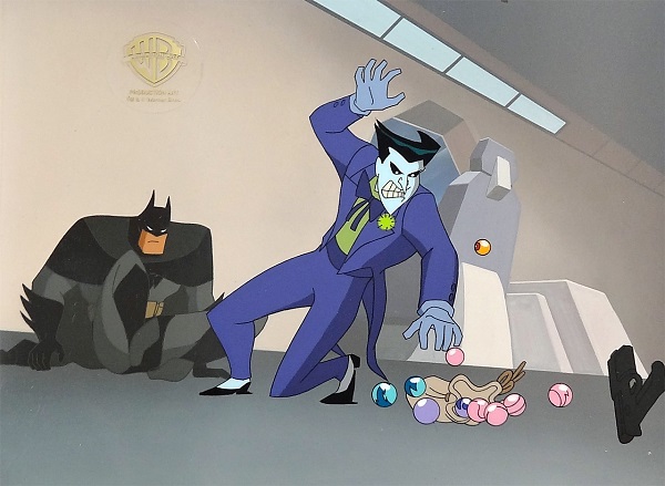 Batman "Worlds Finest, Joker" Original Production Cel 27 x 36 cm
