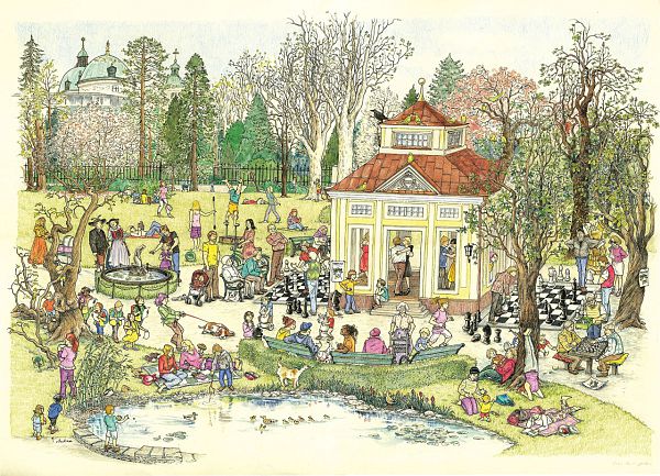 Bettina Egger "Hofgarten" Unikat