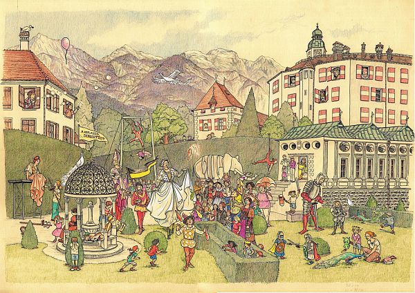 Bettina Egger "Schloss Ambras" Unikat