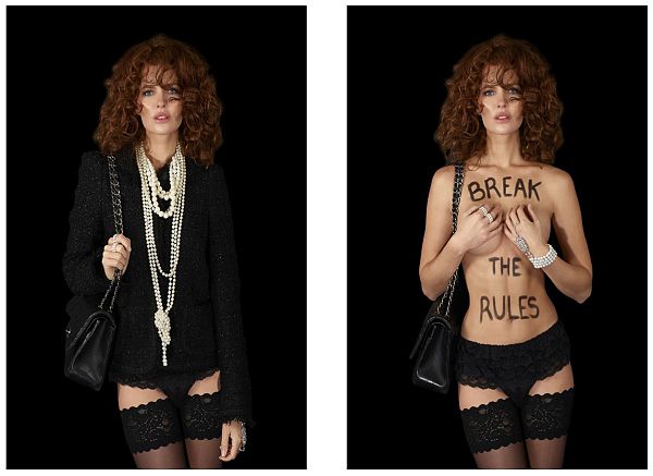 Cecile Plaisance "Break the rules" Photographie Lenticulaire 125 x 90 cm