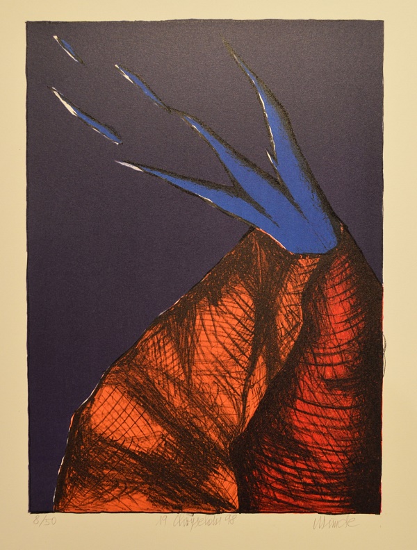 Chryseldis "Munde" Lithografie, Auflage 8/50, 1998