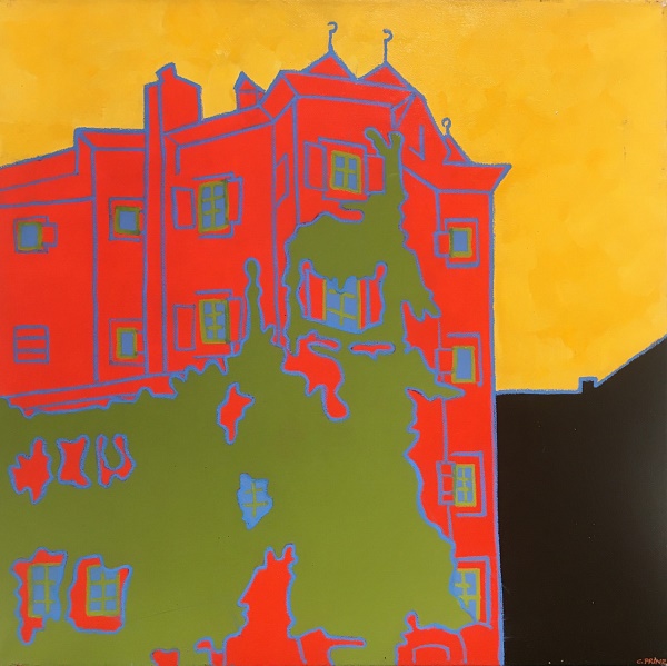 Claudia Prinz "Ottoburg" Acryl auf Leinwand 60 x 60 cm