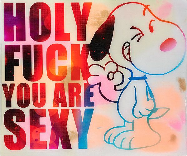 Jörg Döring "you are sexy" Mixed Media 25 x 30cm