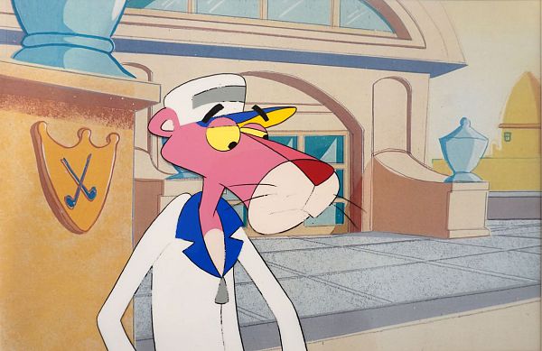 Friz Freleng "Concierge Panther" - Original Production Cel