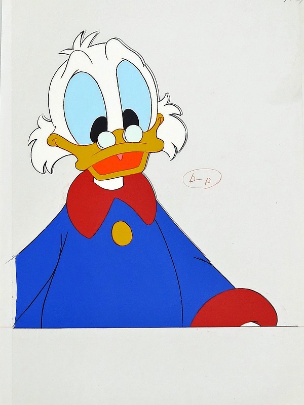 Dagobert Duck Original Production Cel 39 x 26 cm