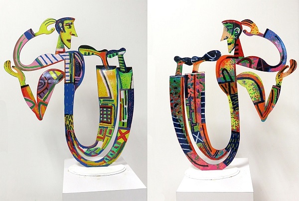 David Gerstein "Introvert" Free Standing Sculpture