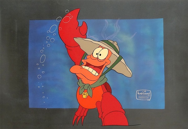 Disney TV Art "Sebastien II" Original Production Cel 27 x 32 cm