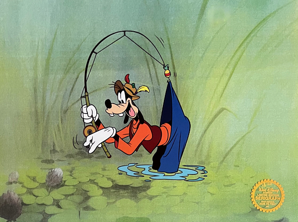 DISNEY "GOOFY FISHING" LIMITED SERICEL