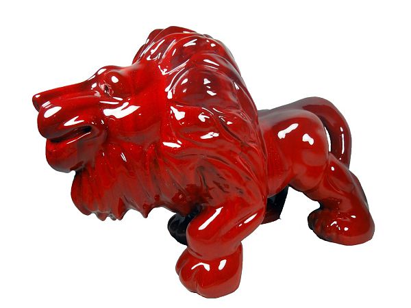 Gite Iemfre "Lion Rouge "King" Keramik 56 x 25 x 37 cm