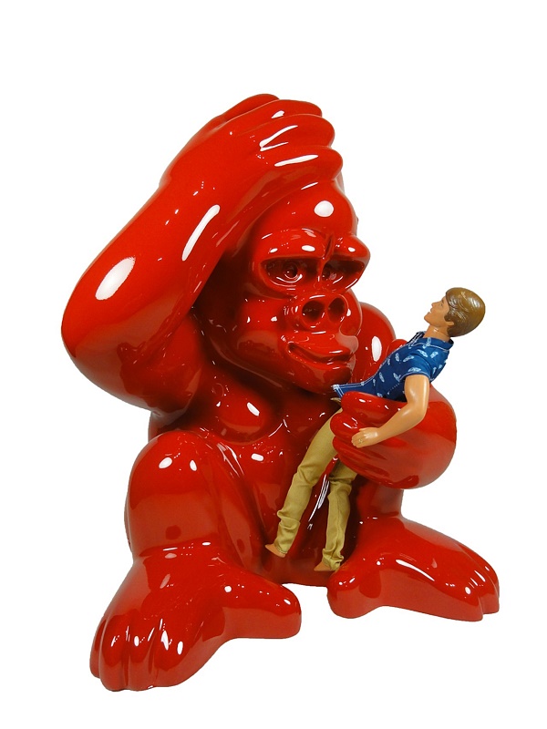 Gite "King Ken" Kunstharz, 37 x 35 x 48 cm