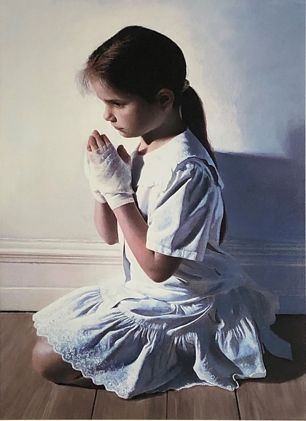 Gottfried Helnwein "Lest you forget" Farblithografie 70 x 48 cm Auflage: 150 Exemplare