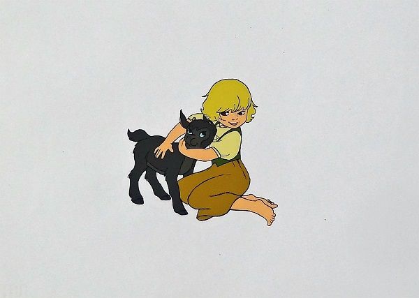 Heidi - A Girl of the Alps "Heidi" Original Production Cel 27 x 32 cm © Warner Bros.