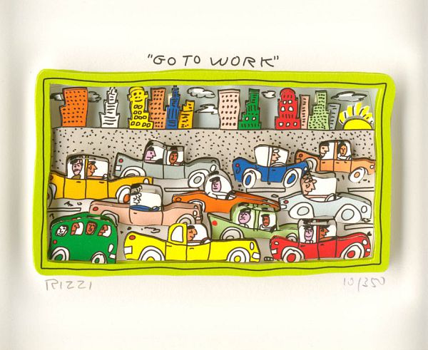 James Rizzi "go to work"