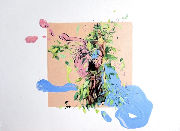 Jessica Rimondi "Venusphilia" Mischtechnik auf Papier 30 x 40 cm