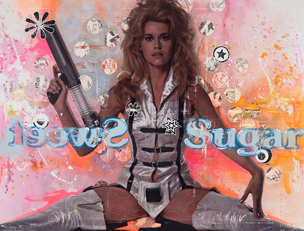 Jörg Döring "Sweet Sugar " Mixed Media 130 x 170 cm