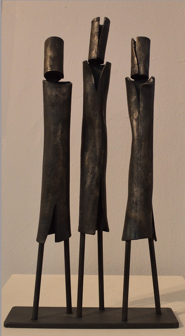 Johannes Maria Pittl "Drei Grazien" Eisen 58 cm