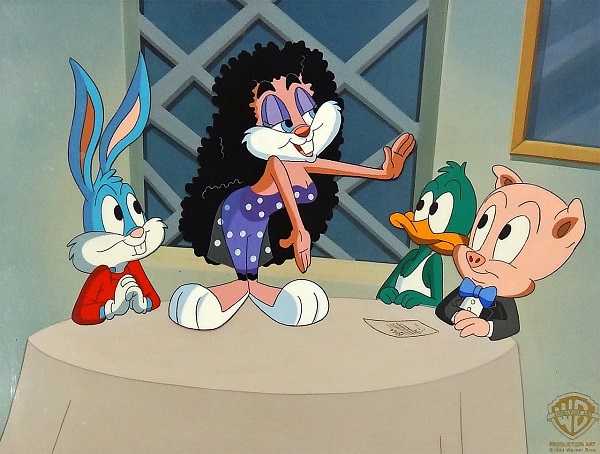 Looney Tunes "Tiny Toons Adventures - Life in the Nineties" Original Production Cel 28 x 36 cm © Warner Bros.