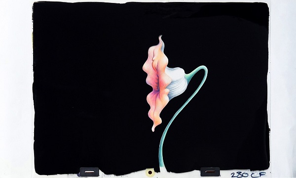 Pink Floyd - The Wall "Sexual Flower" Original Production Drawing with Original Production Pencil Art an Mask 32 x 52 cm © Pink Floyd