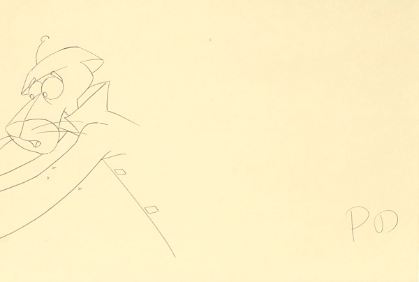 "Pink Panther" - original production drawing