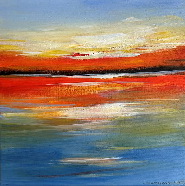 Puck Steinbrecher "Ein neuer Tag" 40 x 40cm