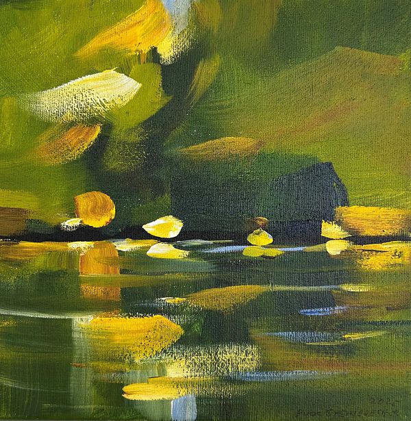 Puck Steinbrecher "Ufergeheimnisse 4" 30 x 30cm