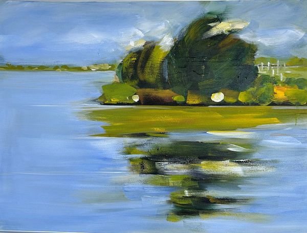 Puck Steinbrecher "Ursprung mal wieder" 100 x 120cm
