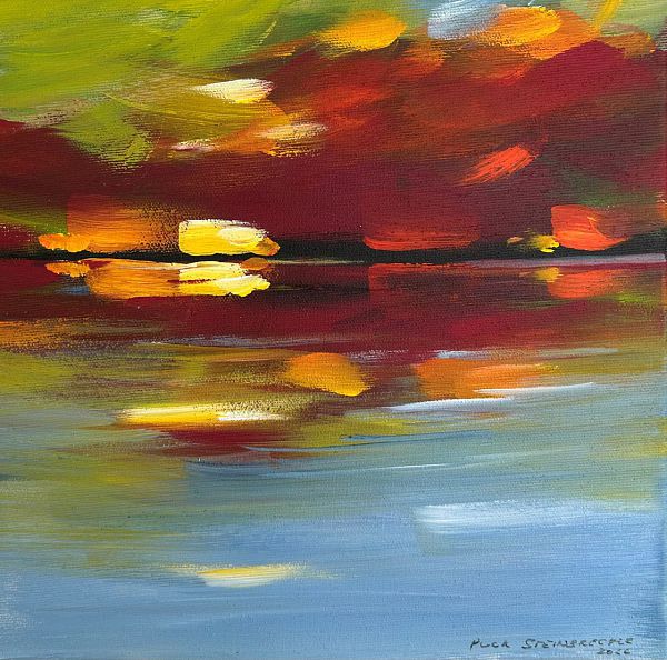 Puck Steinbrecher "Zu später Stunde 3" 30 x 30 cm