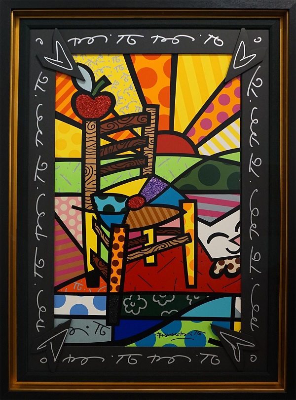 Romero Britto "Gauguins Chair" 2014 Siebdruck 107 x 79 cm