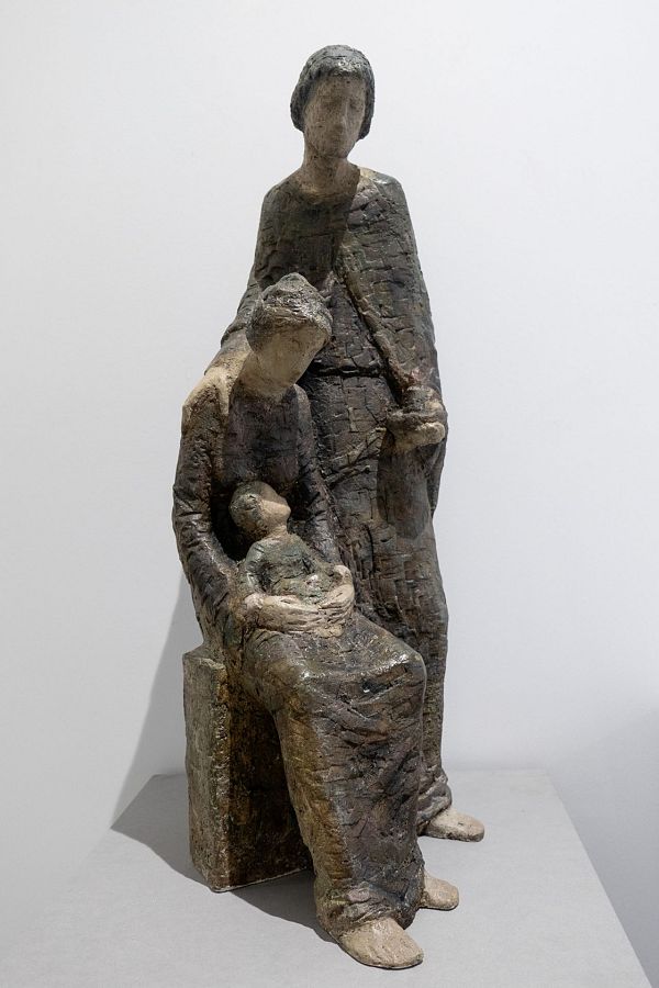 Sebastian Rainer "Heilige Familie" Terrakotta - 75cm Höhe