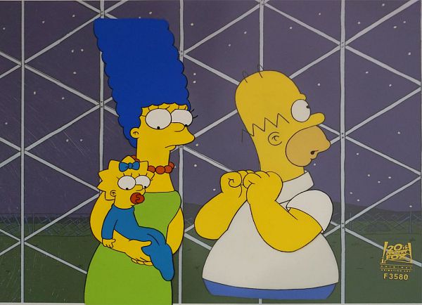 The Simpsons "Mother Simpson" Original Production Cel 27 x 32 cm
