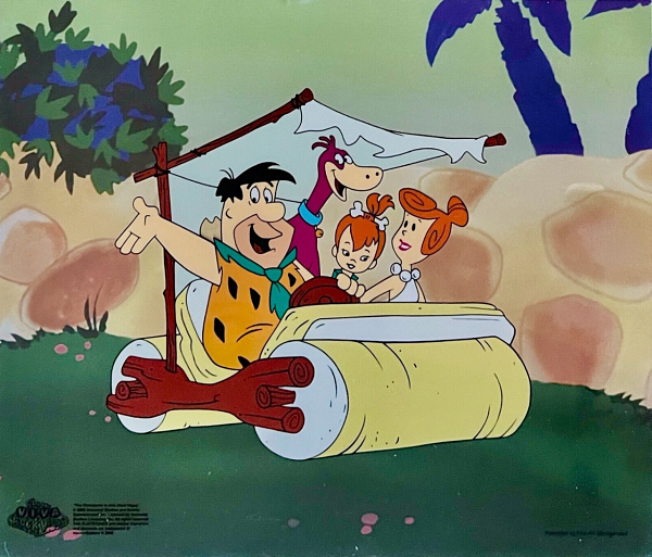 The Flintstones "Family outing" Limited Sericel