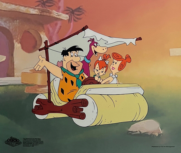 The Flintstones "Family outing" Limited Sericel