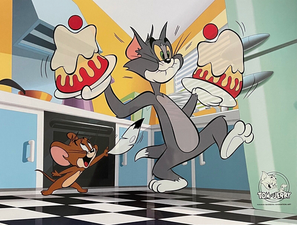 Tom & Jerry "In the Kitchen" Limited Sericel © Warner Bros.