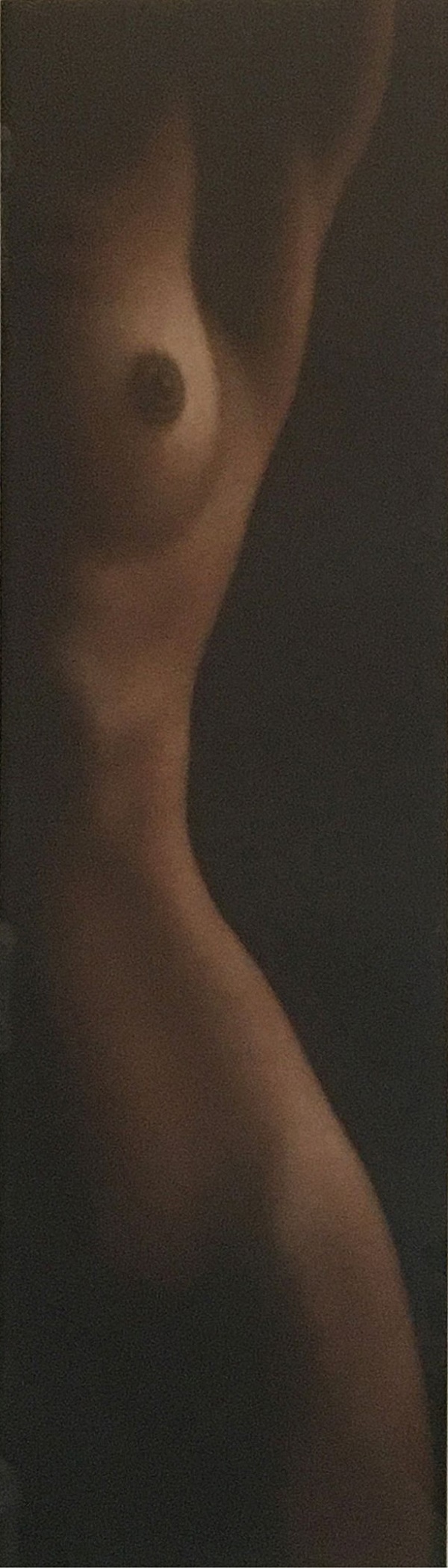Willi Kissmer "Halbakt" Radierung 69 x 20 cm
