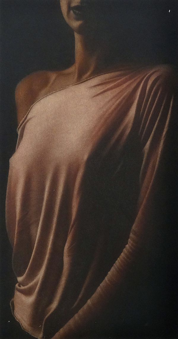 Willi Kissmer "Nachtlicht I" 1995 Radierung 48 x 29 cm