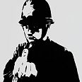 Banksy by The West Country Prince "Rude Copper" Siebdruck 75 x 59 cm