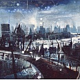 Bernhard Vogel "London - view from st pauls" mixed media 50 x 100 cm