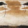 Bodo Klös "Spannende Beziehung" Radierung 73,5 x 27 cm