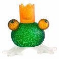 Boroskwi "Frosch-grün" Kerzenhalter 14 x 14 x 14 cm
