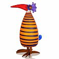 Borowski  "Big Gonzo- orange mit Streifen" Lichtobjekt 65 x 30 x 24 cm
