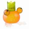 Borowski "Frosch-orange" Kerzenhalter 14 x 14 x 14 cm
